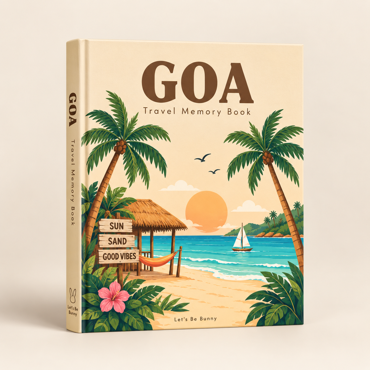 Goa Travel Memory Book by Let's Be Bunny