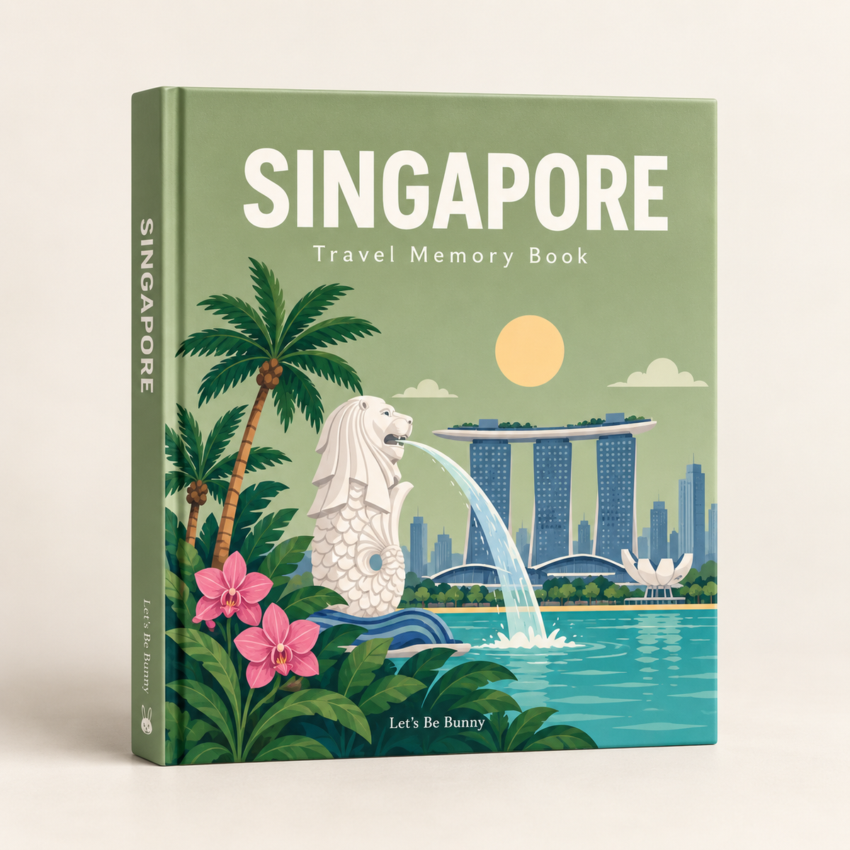 Singapore Travel Memory Book by Let's Be Bunny